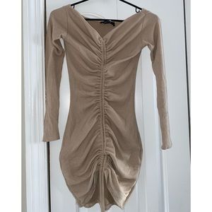 Off the shoulder mini dress